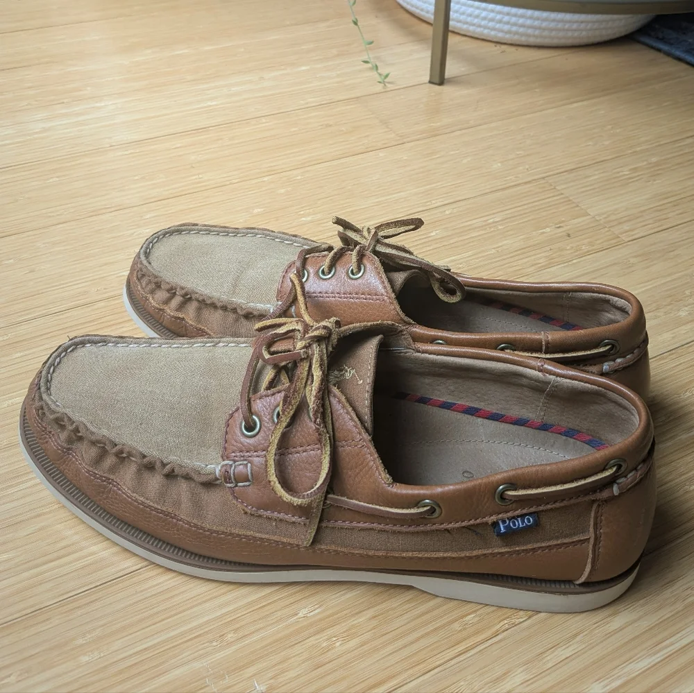 Ralph Lauren Polo Bienne Canoe Boat Shoes - 11.5 D
